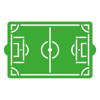 Stencil - Football Field